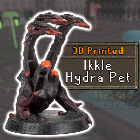 Hydra Ikkle Pet Full Color 3D Printed Oldschool RuneScape Miniature Figurine - Fan Art, OSRS Merchandise Memorabilia, Gamer Home Decor, Resin Desk Display, Game Shelf Accessory, Collectible Trophy, Replica Model, nerdy gift idea him