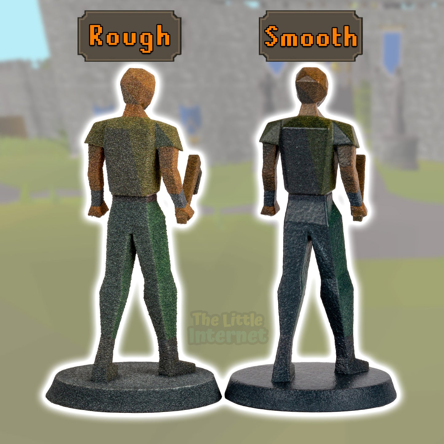 Bob Woodcutting Bot RS Guy Full Color 3D Printed Oldschool RuneScape Miniature Figurine - Rune Scape Fan Art, OSRS Merchandise Memorabilia, Gamer Home Decor, Resin Desk Display, Game Shelf Accessory, Collectible Trophy, Replica Model, nerdy gift idea